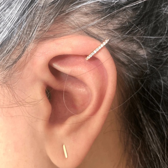 BNWT Set of 3 - Cuff Earring | Gold plated silver - Picture 3 of 7
